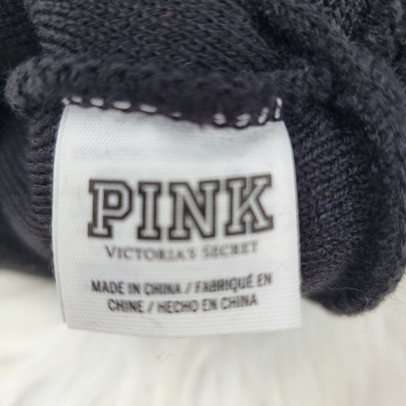 2/$20 PINK Victoria's Secret Pom Pom Winter Hat - Picture 4 of 5